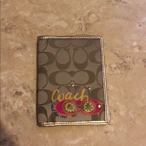 Coach Passport holder